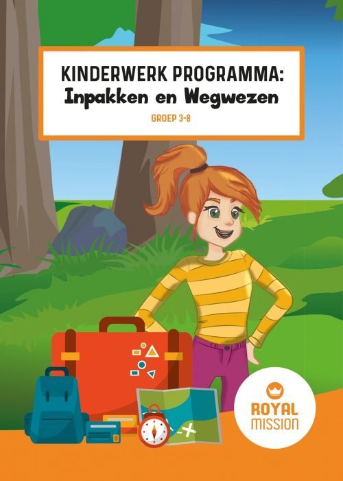 Kinderwerk programma MEGAKIDS Thema "Inpakken en wegwezen!"